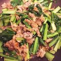 ぱぴぷゆい's cooksnap of when they made 豚肉と小松菜の豆板醤炒め♪.