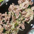 minecochan's cooksnap of when they made 簡単！スピードおかず♡根三ツ葉と豚肉炒め.