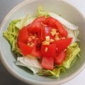 あたりめっこ's cooksnap of when they made 手軽！トマトとレタスのガーリックサラダ！.