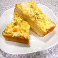 ＠迷子＠'s cooksnap of when they made クリームチーズと卵のバタートースト.