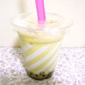 ＠迷子＠'s cooksnap of when they made 和風♪黒糖味★タピオカ抹茶オレ.