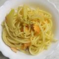 クックGB6431☆'s cooksnap of when they made コーンスープで！鮭クリームパスタ！！.