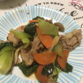はっぴーゆりもん＊'s cooksnap of when they made 簡単！豚肉と小松菜のぽん酢炒め.