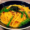 きくぴよ28's cooksnap of when they made 絶品*塩辛のバター麺つゆパスタ.