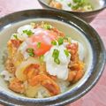 イベ長's cooksnap of when they made 焼き鳥をリメイク！　夫が作るズボラ親子丼.