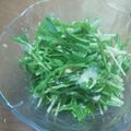 コハク☆。・'s cooksnap of when they made ごま風味の水菜・ツナのサラダ♪.