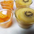 ぷっくりさん。's cooksnap of when they made 寒天でカンタン♪キウイ○ごとゼリー.