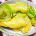 しまあか's cooksnap of when they made 春キャベツのお浸し.