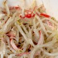 けいりんちゃん♪'s cooksnap of when they made レンジでもやしカニカマごまマヨ和え　弁当.