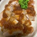 no:no's cooksnap of when they made 鶏肉ステーキのオニオンソース添え.