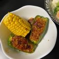 y1123♡'s cooksnap of when they made ☆肉詰めピーマンの照り煮焼き☆.