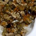ごまちゃんごまちゃん's cooksnap of when they made 離乳食☆ナスとそぼろの和風煮丼.