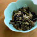オイルソムリエひろみ's cooksnap of when they made ワラビと油揚げの煮物.