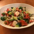 zoocha's cooksnap of when they made バジル香る♪たことトマトと胡瓜のサラダ.