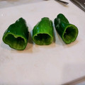 戦艦スパイダー's cooksnap of when they made ピーマンの種を簡単に取る方法(*^^*).