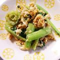 hitomi♪＊'s cooksnap of when they made 小松菜のジャコ玉炒め.