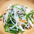 ☆☆あっきん☆☆'s cooksnap of when they made もやしピーマンちくわの塩昆布和え.