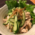 のりぞう22's cooksnap of when they made 鶏胸肉と搾菜の中華風の和え物.