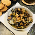 ♡ひな祭り♡'s cooksnap of when they made ダシダで簡単！真鱈と浅蜊の絶品アヒージョ.