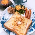 こゆめはは's cooksnap of when they made お手軽朝ごはん☆マヨハムチーズトースト.