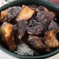 NAGANO久留米's cooksnap of when they made ナスの餡掛け丼.