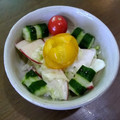 戦艦スパイダー's cooksnap of when they made 簡単♡きゅうりとトマトのお花♪.