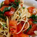 クックC7O9FY☆'s cooksnap of when they made トマトと梅の爽やか冷製パスタ.
