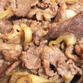 うた☆ダイエット's cooksnap of when they made 冷凍常備菜☆牛丼(レンジ仕上げ).