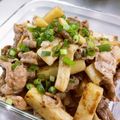 はかぜ's cooksnap of when they made 豚バラと山芋とエリンギの甘辛炒め.