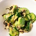 明日も晴れ's cooksnap of when they made きゅうりとアボカドの塩昆布和え.