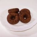 くまさんのカフェ☆'s cooksnap of when they made 白玉粉でもちもち濃厚焼きチョコドーナツ.