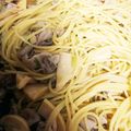 rahia25's cooksnap of when they made 豚肉とタケノコのバター醤油パスタ☆.