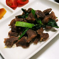 ooゆなoo's cooksnap of when they made 簡単!☆砂肝と小松菜の中華炒め.