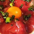 ちぃろる♪'s cooksnap of when they made 簡単！まぐろユッケ丼.