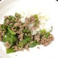 yuccomi's cooksnap of when they made 簡単本格タイ料理♪辛くないガパオライス.