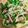ゆりこゆり's cooksnap of when they made ピーマンともやしのツナ塩昆布和え.