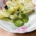 kimig's cooksnap of when they made キャベツときゅうりの酢の物♪.