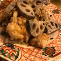 かつをだ's cooksnap of when they made 豚こまボールと蓮根のにんにく白だし炒め。.
