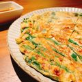 ＊あんず食堂＊'s cooksnap of when they made 納豆とにらと豚肉の韓国風チヂミ。.
