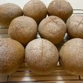 ハムちぃ's cooksnap of when they made 翌日もしっとり☆玄米粉のプチパン.