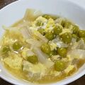 ウッシー母's cooksnap of when they made えんどう豆と新玉葱の卵とじ♡優しい味♡.