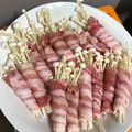 Myu's cooksnap of when they made 味ぽん　えのきと豚バラのレンチン料理.