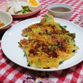 にゃにゃ☆☆☆'s cooksnap of when they made 豚バラニラチヂミ　カリッともっちり♪.