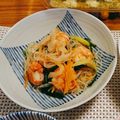 どんちーちゃん's cooksnap of when they made 海老とニラの春雨炒め.
