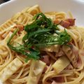 コジエミ's cooksnap of when they made 筍とベーコンの和風パスタ.