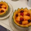 ☆さほり☆'s cooksnap of when they made パーティーフルーツ！簡単メロンの飾り切り.