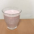 Nぽん's cooksnap of when they made ミキサーで混ぜるだけ！いちごミルク.