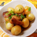 あきつま（杏花☆）'s cooksnap of when they made 鶏肉とうずらの照り焼き.