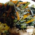 小麦粉【100g】's cooksnap of when they made ◆小松菜ともやしの海苔和え◆.