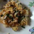 acco13's cooksnap of when they made 簡単大葉チャーハン.